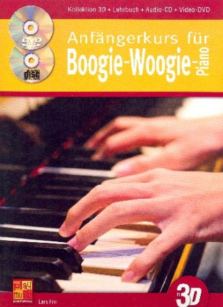 Anfngerkurs fr Boogie-Woogie-Piano in 3D (+CD +DVD): fr Klavier