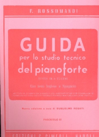 Guida per lo studio tecnico vol.3 del pianoforte