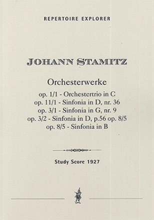 Orchesterwerke  Studienpartitur