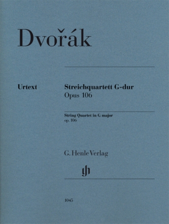 Quartett G-Dur op.106 fr 2 Violinen, Viola und Violoncello Stimmen