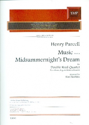 Music from a Midsummernight's Dream fr 2 Oboen, Englischhorn und Fagott Partitur und Stimmen