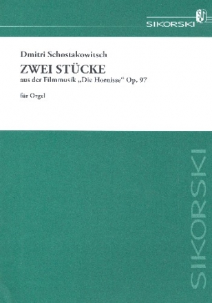 2 Stcke aus der Filmmusik Die Hornisse op.97 fr Orgel