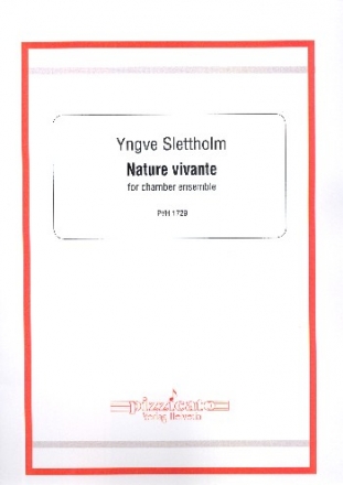 Nature vivante for chamber ensemble score and parts