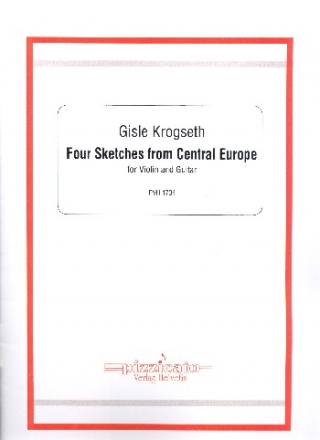 4 Sketches from Central Europe for violin and guitar score and parts