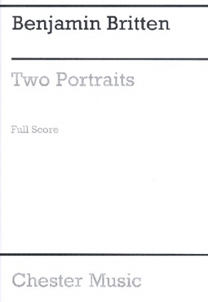 2 Portraits for string orchestra (one with solo viola) score,  archive copy