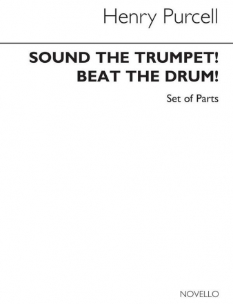 Sound the Trumpet beat the Drum for soloists, mixed chorus, strings and Bc score,  archive copy