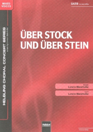 ber Stock und Stein fr gem Chor a cappella Partitur