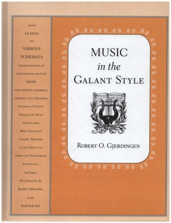 Music in the galant Style  archive copy,  bound