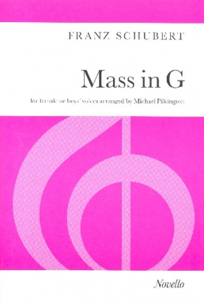 Mass in G for female chorus and orchestra vocal score