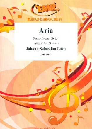 Aria fr 8 Saxophone Partitur und Stimmen