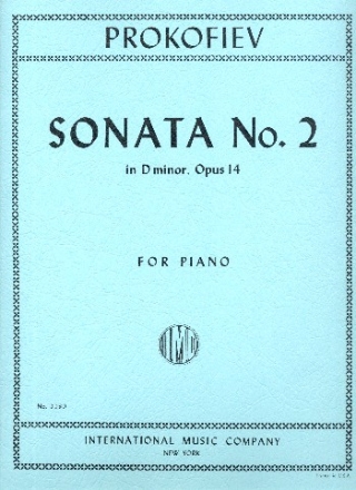 Sonate d-Moll Nr.2 op.14 fr Klavier