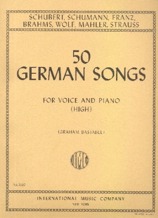 50 german Songs for high voice and piano (germ)