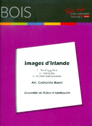 Images d'Irlande pour ensemble de fltes et tambourin partition et parties