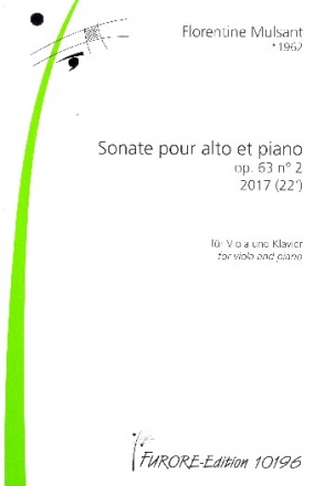 Sonate op.63,2 pour alto et piano