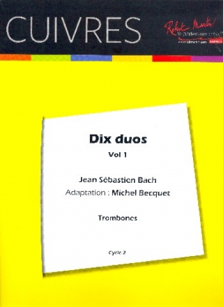 10 Duos vol.1 pour 2 trombones partition