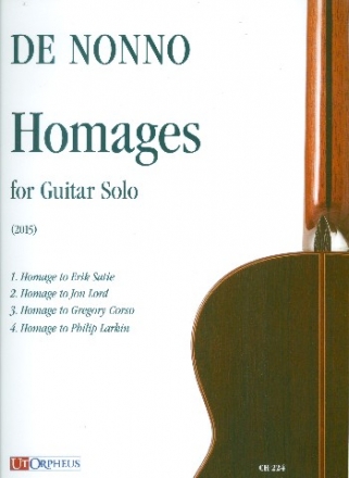 Homages for guitar solo