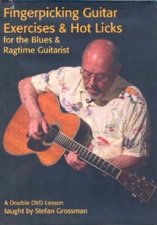 Fingerpicking Guitar Exercises and Hot Licks for the Blues and Ragtime Guitarist 2 DVD's