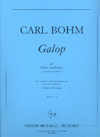 Galop fr Violine und Klavier