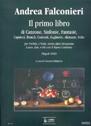 Il primo libro di canzone per 2 violini, viole e basso continuo partitura