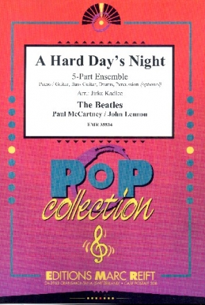 A hard Day's Night: for 5-part ensemble (rhythm group ad lib) score and parts