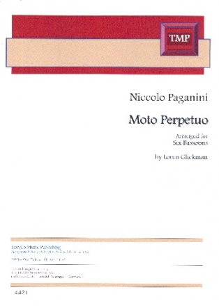 Moto perpetuo for 6 bassoons score and parts