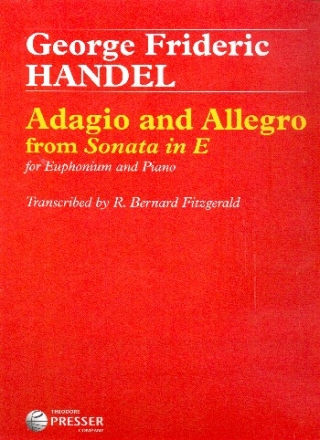 Adagio and Allegro from Sonata in E for euphonium and piano