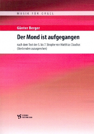 Der Mond ist aufgegangen fr Orgel