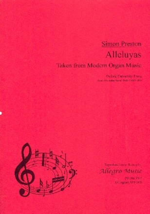 Alleluyas for organ