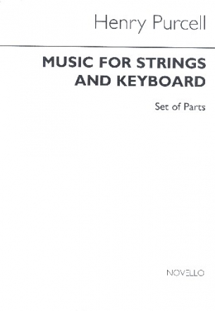 Music for strings and keyboard string parts,  archive copy