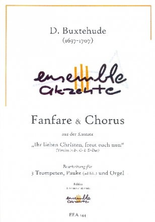 Fanfare und Chorus fr 3 Trompeten, und Orgel (Pauke ad lib) Partitur und Stimmen