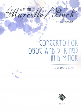 Concerto in d Minor for Oboe and Strings for 2 guitars score and parts