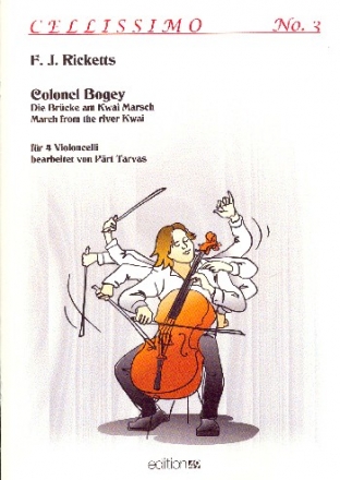 Colonel Bogey fr 4 Violoncelli Partitur und Stimmen