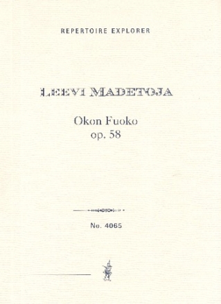 Okon fuoco op.58 fr Orchester Studienpartitur