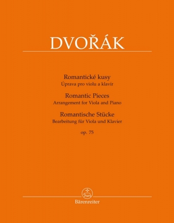 Romantische Stcke op.75 fr Viola und Klavier