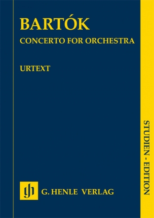 Konzert fr Orchester Studienpartitur