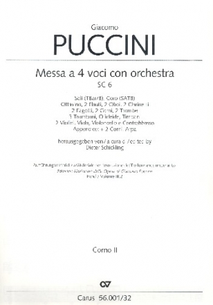 Messa di Gloria SC6 fr Soli, gem Chor und Orchester Horn 2