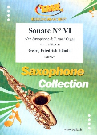 Sonate Nr.6 fr Altsaxophon und Klavier (Orgel)