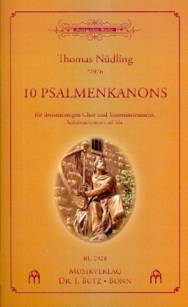 10 Psalmenkanons fr gem Chor (SAM) und Tasteninstrument (Soloinstrument ad lib) Partitur