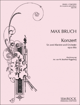 Konzert op.88a fr 2 Klaviere und Orchester fr 3 Klaviere zu 6 Hnden Spielpartitur (Klavierauszug)