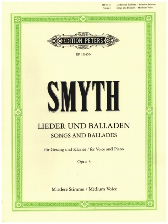 Lieder und Balladen op.3 fr Gesang (mittel) und Klavier Partitur (dt)