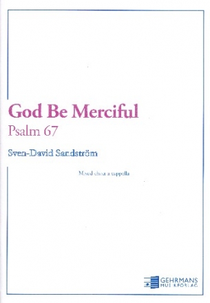 God be merciful for mixed chorus a cappella score (en)