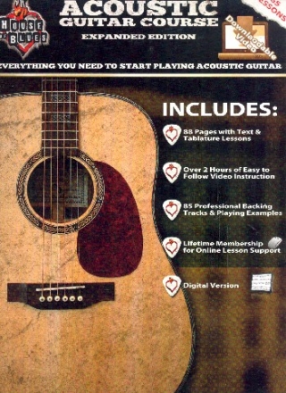 House of Blues - Acoustic Guitar Course (+Download): for guitar in tablature