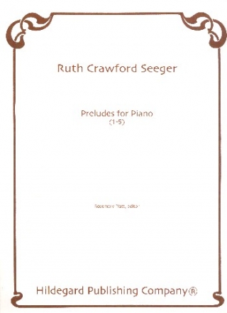 Preludes no.1-5 for piano