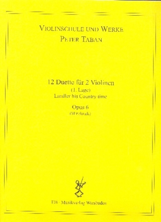 12 Duette op.6 Band 1 fr 2 Violinen Stimmen