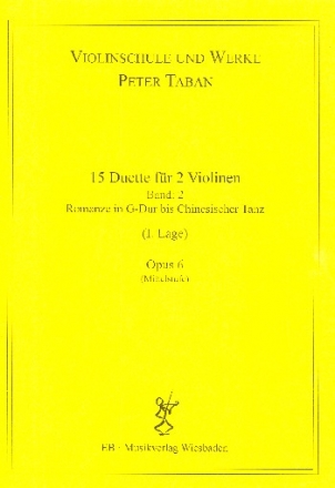 15 Duette op.6 Band 2 fr 2 Violinen Stimmen