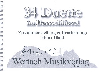 34 Duette im Bassschlssel fr 2 Instrumente im Bassschlssel Spielpartitur