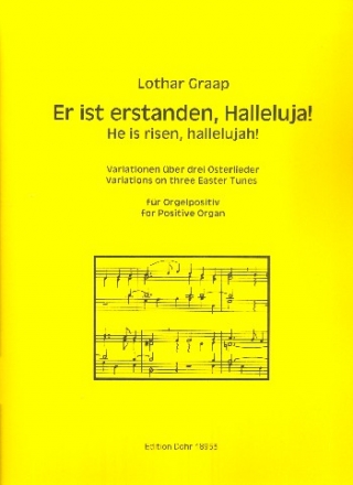 Er ist erstanden Halleluja fr Orgel (Orgelpositiv)