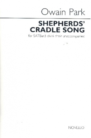 Shepherds' Cradle Song for mixed chorus a cappella score