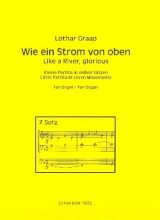 Wie ein Strom von oben fr Orgel