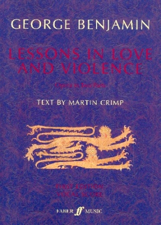 Lessons in Love and Violence  vocal score (en)